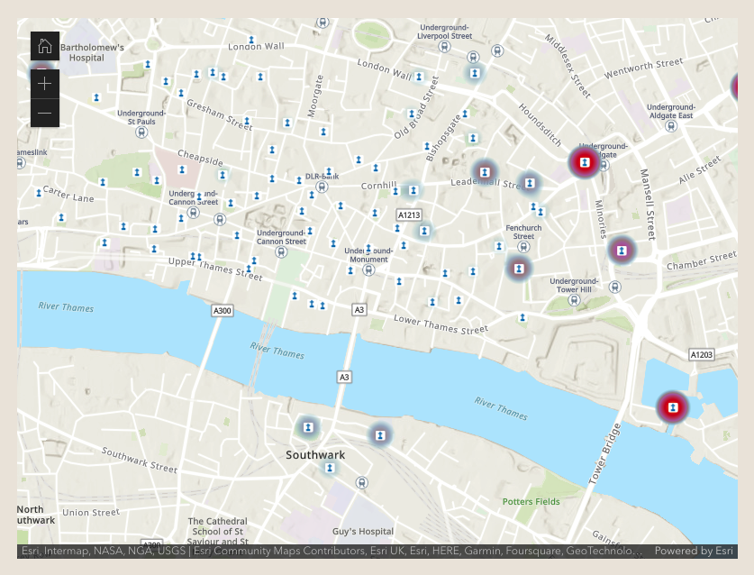 The 'Mapping Black London' interactive map