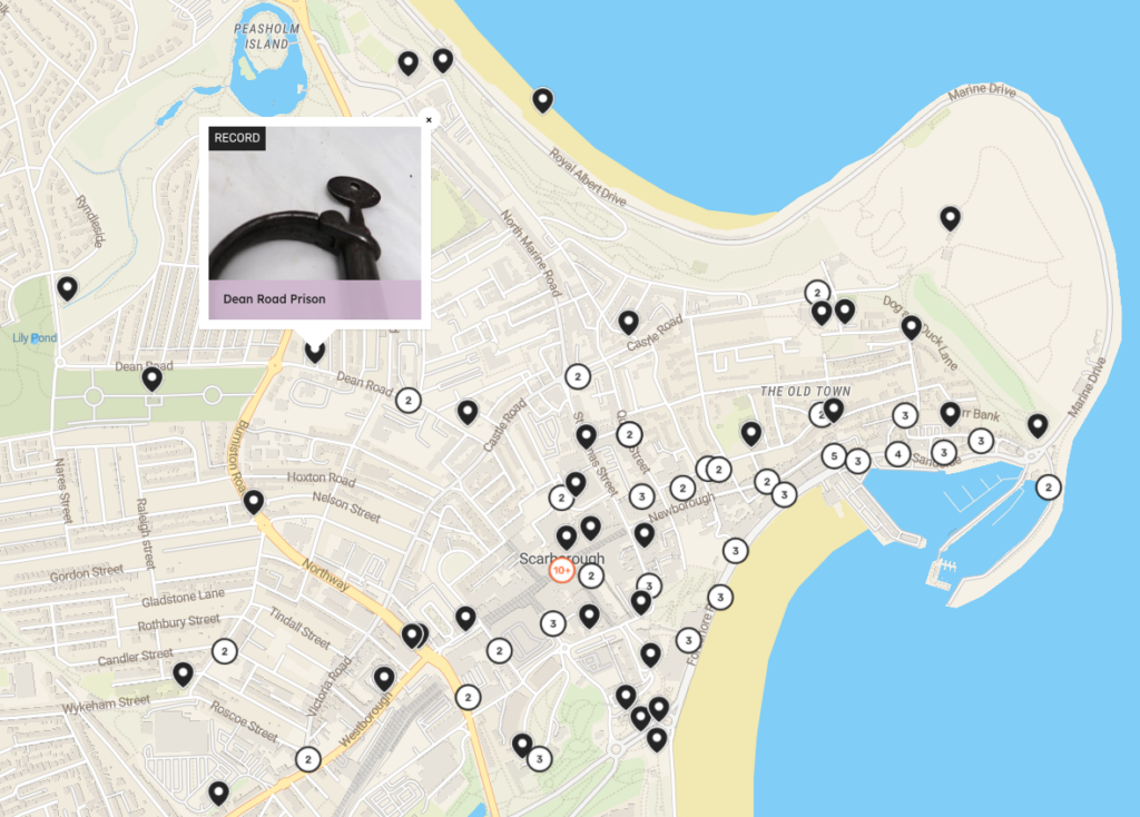 A screenshot of the Scarborough Atlas interactive story map.