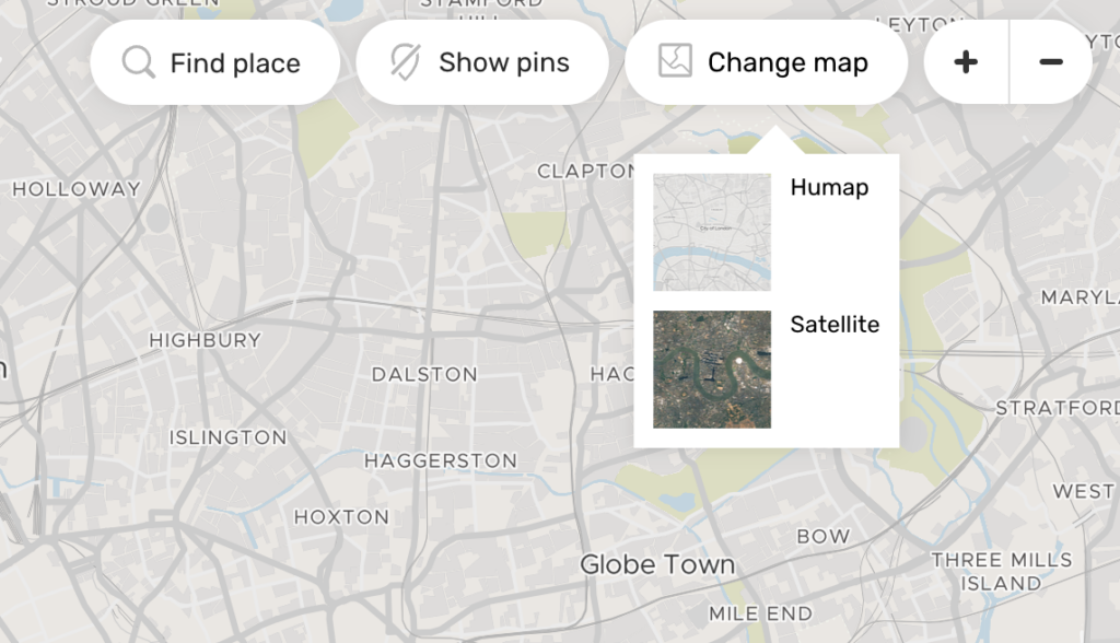 Change base map example